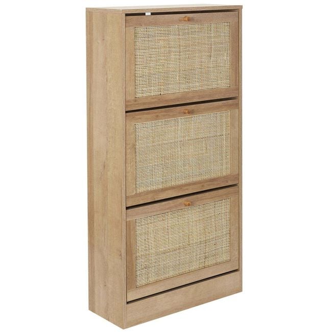 Bali 3 Door Shoe Cabinet 
