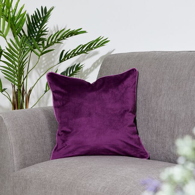 Naomi Cushion 45x45cm - Purple