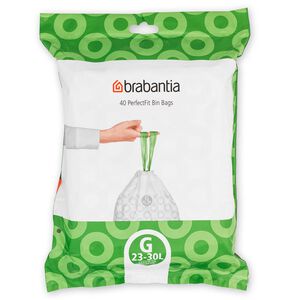 Brabantia Perfect Fit Bin Bags 23-30L (G) 40 Pack