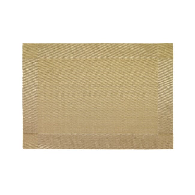 Netted Oxford Placemat - Gold