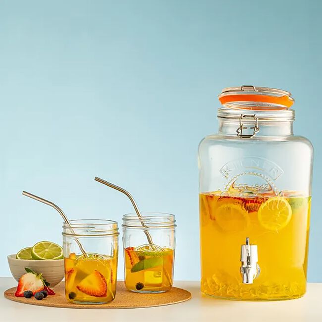Kilner Clip Top Round Drinks Dispenser 5 Litre