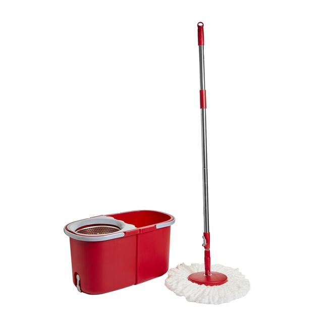 Gleam Clean Supreme Twin Spinning Mop & Bucket