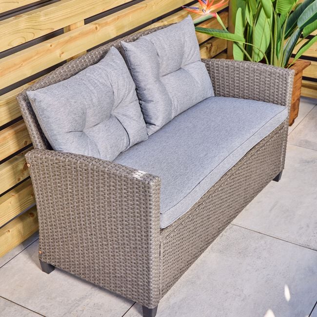Lisbon 4 Piece Rattan Sofa Set