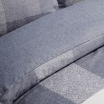 SINGLE DUVET COVER Brushed Cotton Simon Blue