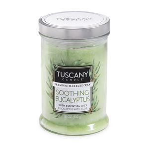 Tuscany DoubleWick Candle Soothing Eucalyptus 18oz