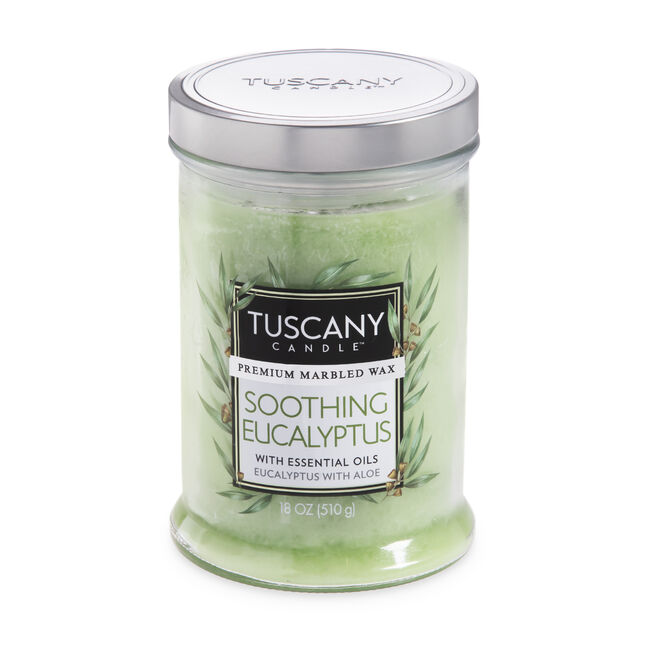 Tuscany DoubleWick Candle Soothing Eucalyptus 18oz