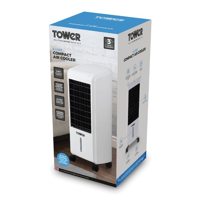 Tower 6L Compact Air Cooler
