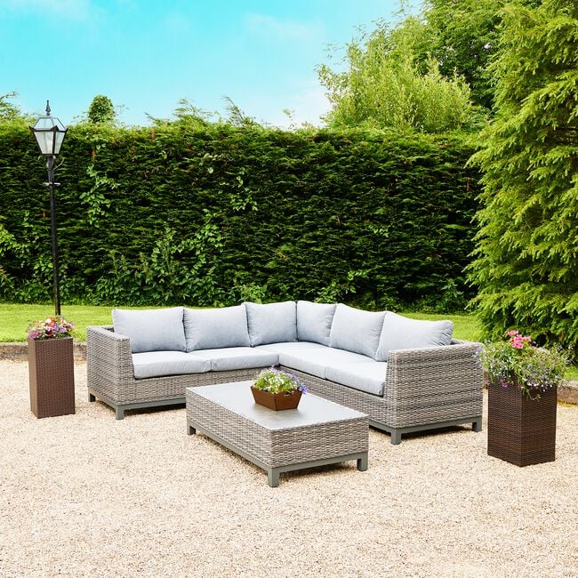Rimini Premium Rattan Corner Sofa Set