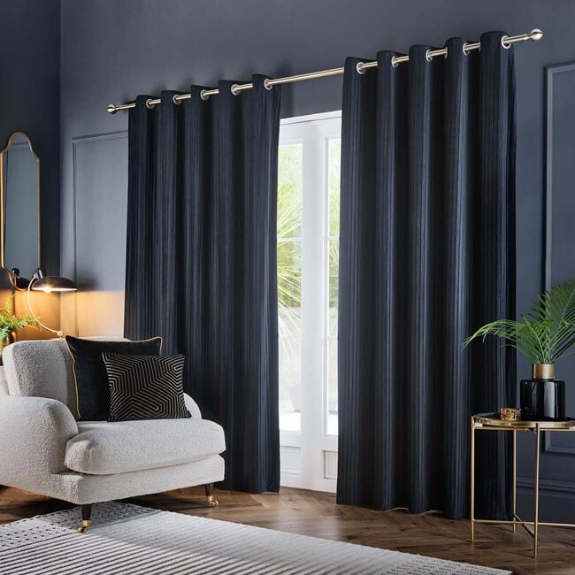 PAOLETTI CORINTHIAN MIDNIGHT 66X72 Curtain