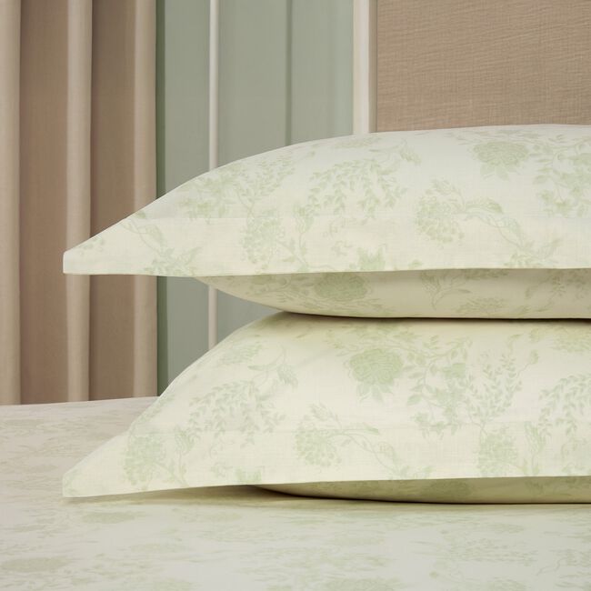 ARABESQUE SAGE Oxford Pillowcase Pair