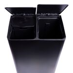 60L RECYCLING BIN Black