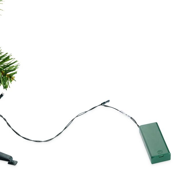 Pre Lit Small Christmas Tree Warm White 1M