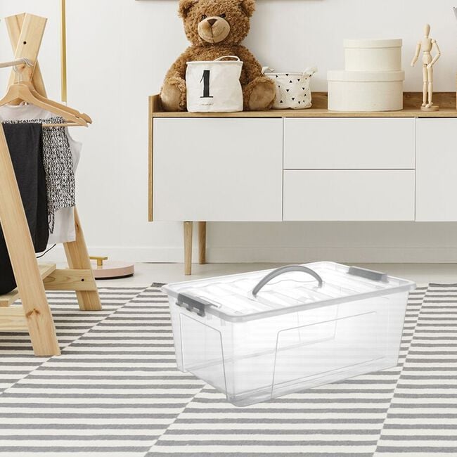 STORAGE MASTER 7L STORAGE BOX WITH CLIP AND HANDLE