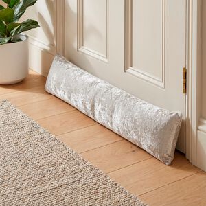 Velvet Crush Draught Excluder 22 x 90cm - Honey