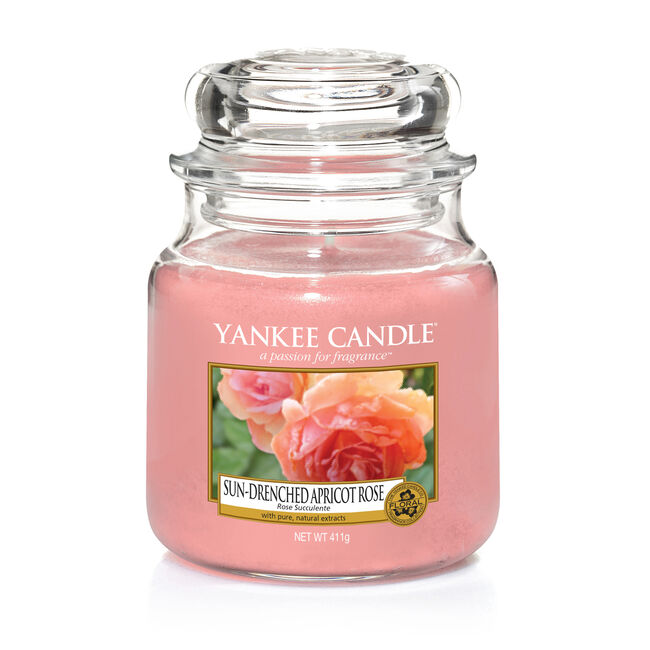 Yankee Candle Sun-Drenched Apricot Rose Medium Jar 
