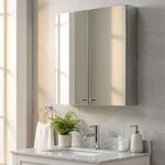 Croydex Carra Double Door Stainless Steel Cabinet