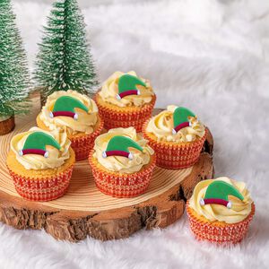 Cheeky Elf Hat Sugar Topper