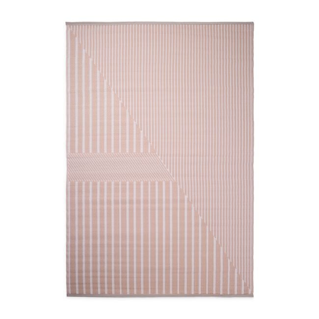 Pinstripe Natural 150cm x 210cm Outdoor Mat