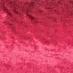 Velvet Crush Draught Excluder 22 x 90cm - Red