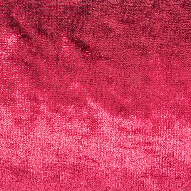 Velvet Crush Draught Excluder 22 x 90cm - Red