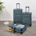 Cabin Size Memories Lightweight Suitcase - Grey