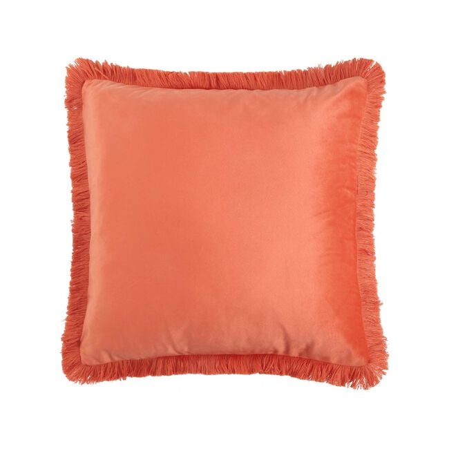 ELLEN FRINGE ORANGE 45x45 Cushion