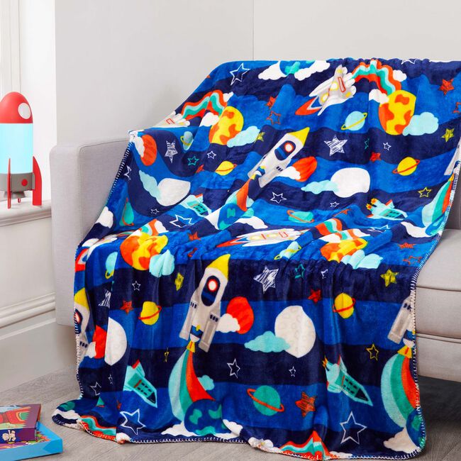 Groovy Space Throw 120cm x 150cm