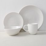 Abney & Croft Embossed Ribbed 16 Piece Dinner Set