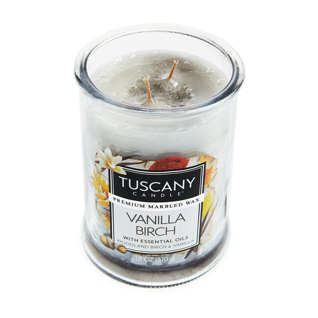 Tuscany Triple Pour Candle Vanilla Birch 18oz
