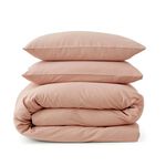 SINGLE DUVET COVER Martex Touch of Linen Seashell Pink