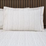 Olivia Linear Oxford Pillowcase Pair - Natural