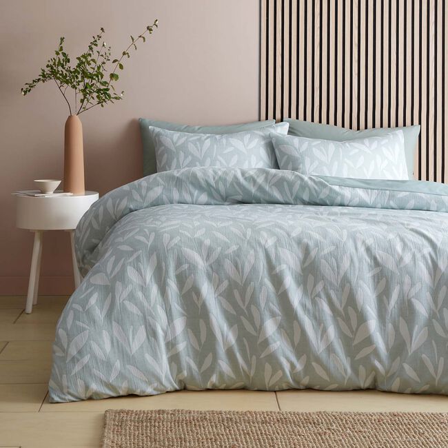 SINGLE DUVET COVER Appletree Loft Emile Green