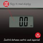 Salter Large Display Electronic Glass Scale Black