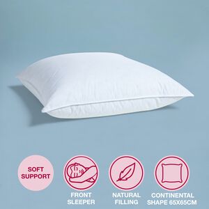 Luxe Duck Feather & Down Continental Pillow