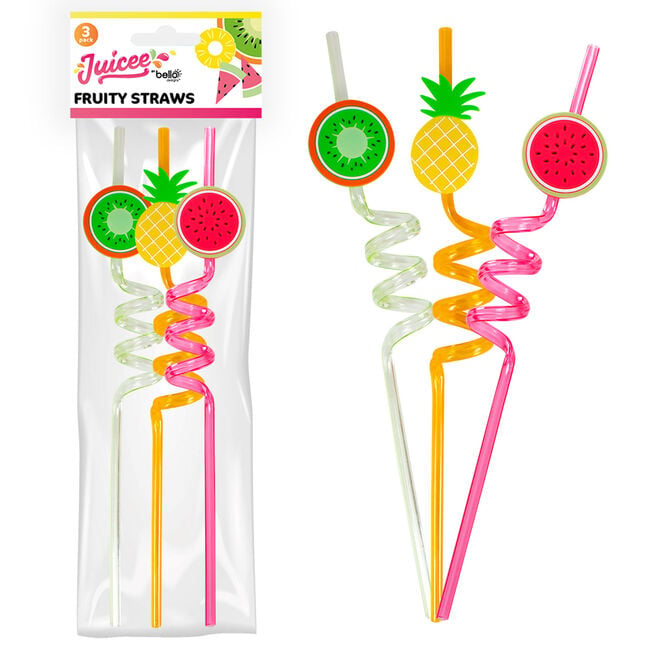 Reusable Fruit Straws 3 Pack