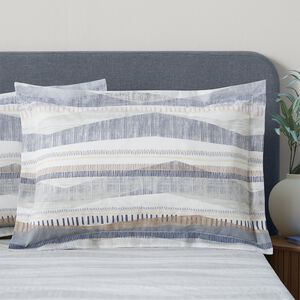 Conrad Oxford Pillowcase Pair - Grey
