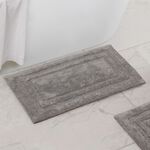 COTTON BORDER GUNMETAL 50x80 Bath Mat
