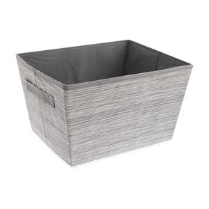 Clever Clothes Storage Bin with Handles - Charcoal