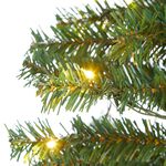 7ft Pre Lit Slim Christmas Tree