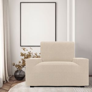 TWO WAY SUPER STRETCH ECRU Armchair Cover