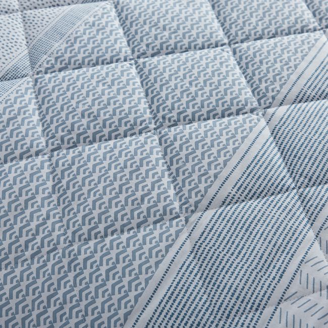 SHILOH BLUE 200x220 Bedspread