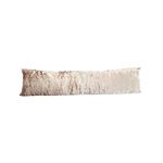 Velvet Crush Draught Excluder Mocha 22 x 90cm
