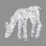 45cm Reindeer Silhouette with Twinkling Lights