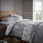 SINGLE DUVET COVER Stag Toile