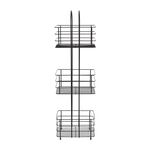 CAUSEWAY BAY THREE TIER Black Free standing Caddy