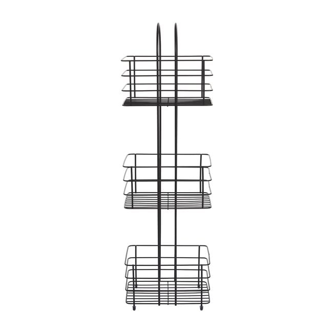 CAUSEWAY BAY THREE TIER Black Free standing Caddy