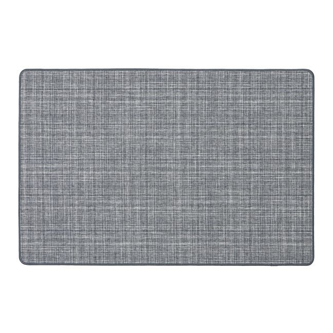 JVL Elegance Grey Door Mat 50cm x 75cm