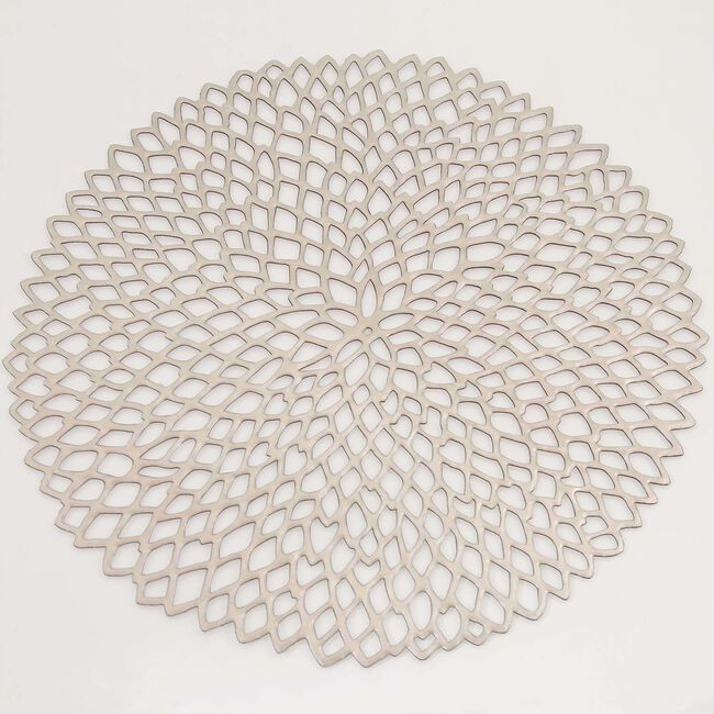 Petals Placemat - Silver