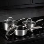 Noferro TriPly Expert 3 Piece Steel Cookware Set 