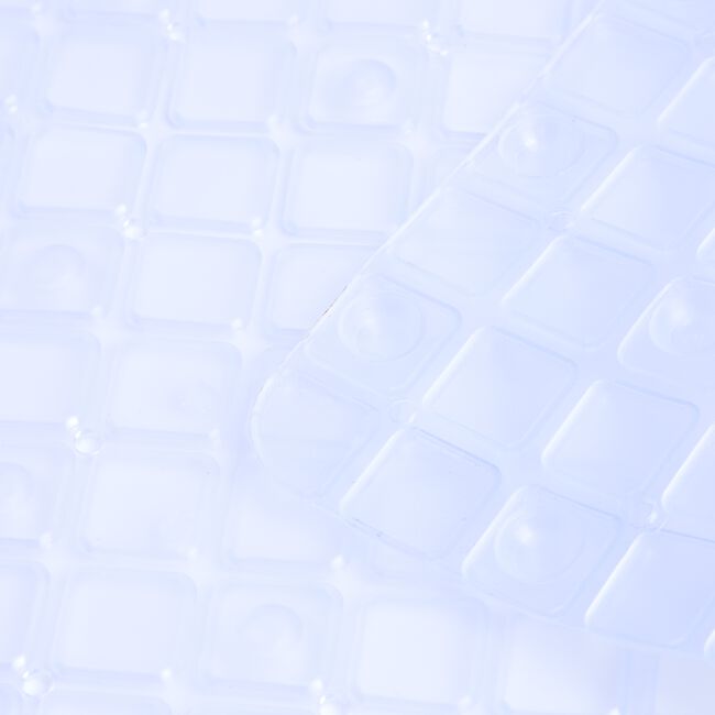 ANTI BACTERIAL CLEAR 70x40cm Bath Mat 